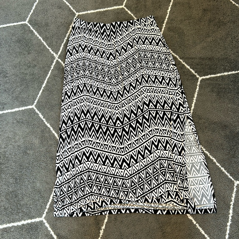 APT 9 Aztec print maxi skirt
